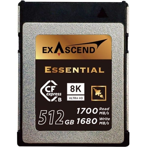 Thẻ nhớ Exascend CF Express Type B Essential 512GB R:1700MB/s W:1680MB/s