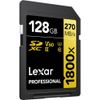 Thẻ Nhớ Lexar 128GB 270mb/s Professional 1800x SDXC UHS II U3 V60 ( Gold Series )