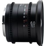  Ống kính Laowa 6mm T2.1 Zero-D MFT Cine 