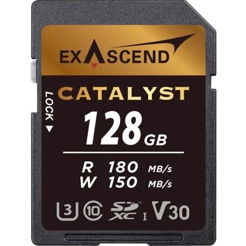 Thẻ Nhớ Exascend SDXC UHS I V30 Catalyst 128GB R:180Mb / W:150Mb