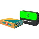  AVMATRIX TS3019 with 4 x Tally Lamps Wireless Multi Camera Tally System ( 4 Đèn Tally ) 