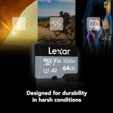  Thẻ nhớ Lexar 64GB 1066x MicroSDXC U3 UHS I A2 