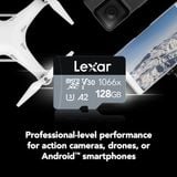  Thẻ nhớ Lexar 128GB 1066x MicroSDXC U3 UHS I A2 