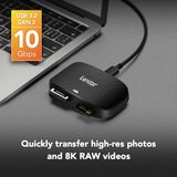  Đầu Đọc Thẻ Lexar Professional CFexpress Type B / SD USB 3.2 Gen 2 Card Reader 