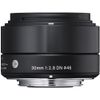 Sigma 30/2.8 DN (Black) for Micro four thirds