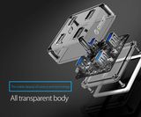  Bộ chia USB HUB 4 cổng USB 3.0 trong suốt 