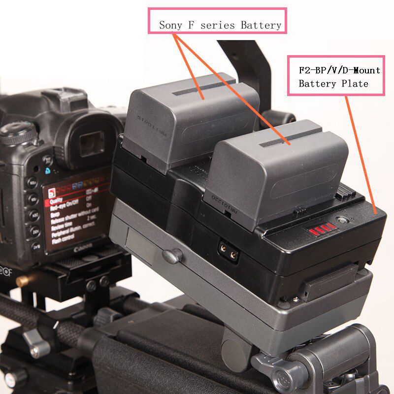  Ngàm chuyển f970 ra V mount( V converter) 