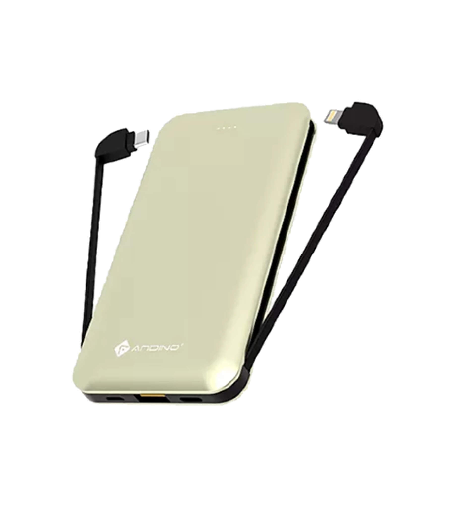  Sạc dự phòng PowerTwin 10,000mAh QC 3.0 Gold Andino 