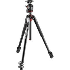 Bộ chân máy ảnh Manfrotto 190 ALU 3 S Kit Ball Head Q2 / MK190XPRO3 BHQ2