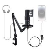  Mic Thu Âm USB Cardioid RGB Comica STA U2A 