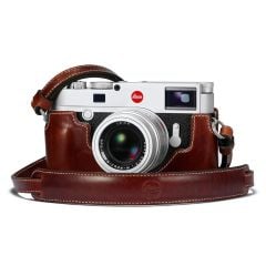 Bao da bảo vệ máy ảnh Leica M10 màu nâu