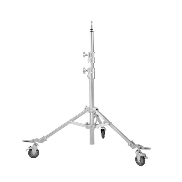  Chân Đèn Kp280 INOX có bánh xe 