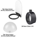  Combo Tản sáng Godox AK-R11 AK-R12 và kẹp SR1 