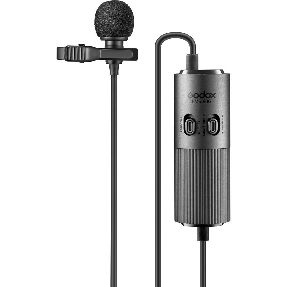  Godox LMS 60G Omnidirectional Lavalier Microphone 