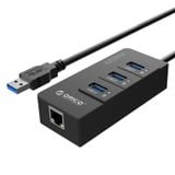  Bộ chia USB HUB 3 cổng USB 3.0 tích hợp cổng Lan Gigabit 