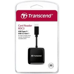 Đầu đọc thẻ nhớ Transcend USB Type-C OTG TS-RDC3K