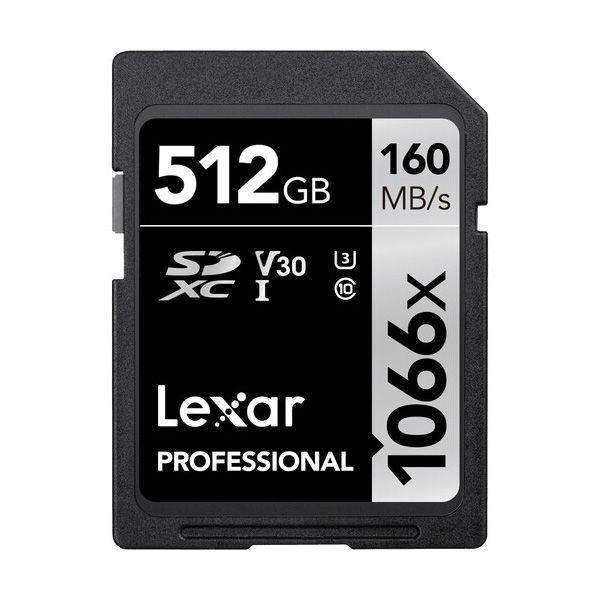  Thẻ nhớ SD Lexar Professional 1066x SDXC V30 512Gb 160Mb/s (R/W:160/120M) 