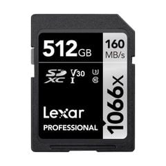 Thẻ nhớ SD Lexar Professional 1066x SDXC V30 512Gb 160Mb/s (R/W:160/120M)