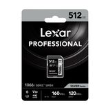  Thẻ nhớ SD Lexar Professional 1066x SDXC V30 512Gb 160Mb/s (R/W:160/120M) 