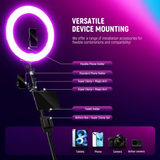  Đèn Neewer 30.4''/100cm 360 Photo Booth With RGB Led & remote 