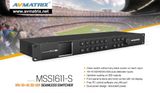  AVMATRIX MSS1611 S 16x16 Seamless 3G to SDI Matrix Switcher ( Bộ chuyển mạch ) 