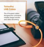  Dây Cáp TetherPro USB C To USB C Length High Visibility Orange ( CUC15-ORG ) 
