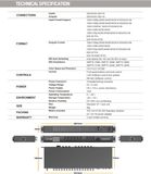  AVMATRIX MSS1611 S 16x16 Seamless 3G to SDI Matrix Switcher ( Bộ chuyển mạch ) 