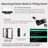  Accsoon Power Cage Pro Ⅱ cho iPad 12,9 inch (Gen 3, 4, 5, 6) 