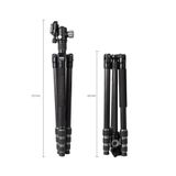  Chân Máy Ảnh G55C+G0Series 4-Section Foldable Carbon Fiber Lightweight Twist Lock Camera Photo Tripod – Chính Hãng KINGJOY 