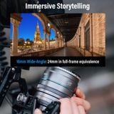 Ống kính Sirui Night Walker 16mm T1.2 S35 Cine for Sony E / Canon RF / Fujifilm X / L mount 