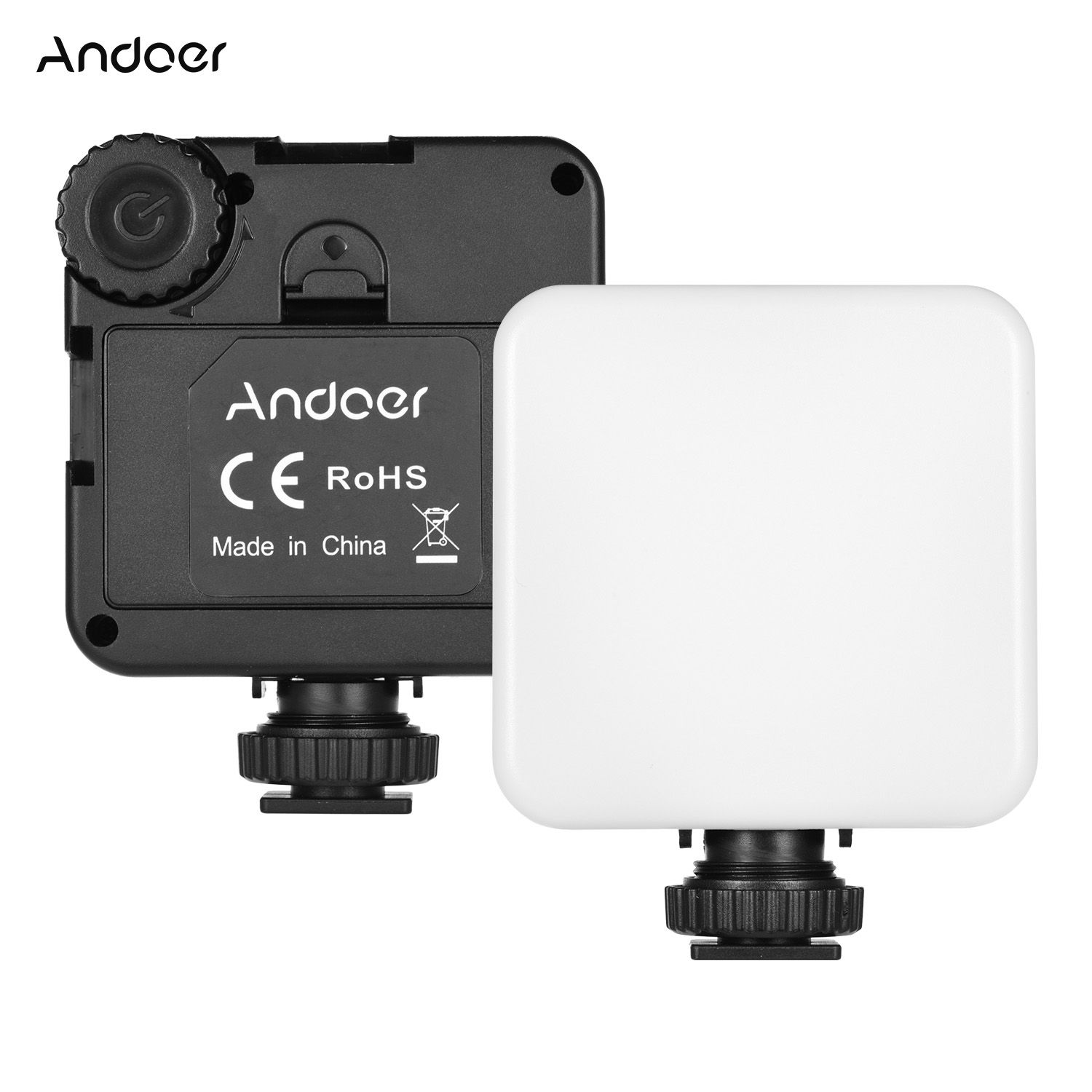  Đèn led Andoer nhỏ gọn RGB 72B 2 màu 