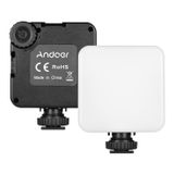  Đèn led Andoer nhỏ gọn RGB 72A 2 màu ( pin sạc ) 