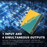  AVMATRIX SD1141 1×4 SDI Reclocking Distribution Amplifier ( Bộ chia tín hiệu 1 ra 4 ) 