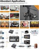  Bộ chuyển đổi AVMATRIX HVS0403U trộn video đa định dạng 2XHDMI 2XSDI Đầu vào Đầu ra USB 