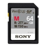  Thẻ Nhớ Sony 64GB 277MB/S ( 150MB/S ) ( SF-M64 ) 
