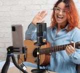  Mic Thu Âm USB Cardioid RGB Comica STA U2D 