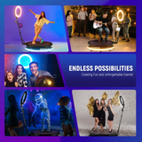  Đèn Neewer 30.4''/100cm 360 Photo Booth With RGB Led & remote 