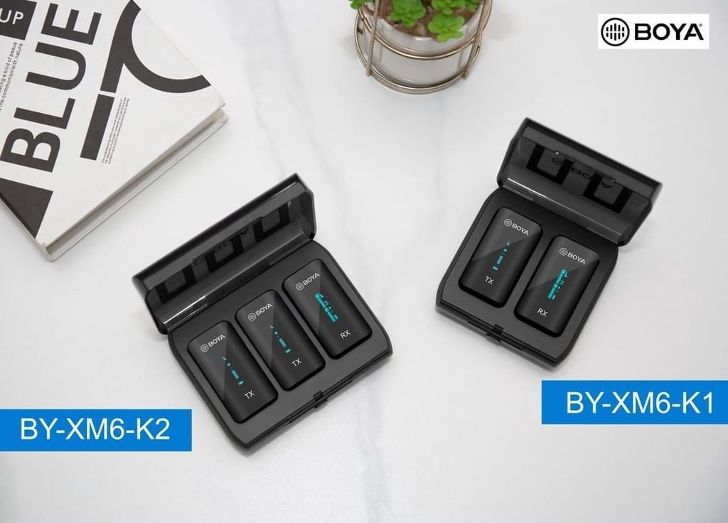  Micro Boya BY XM6 K2 ( 2 phát 1 nhận ) 
