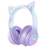  Tai Nghe Bluetooth Onikuma B90 RGB Tai Mèo 