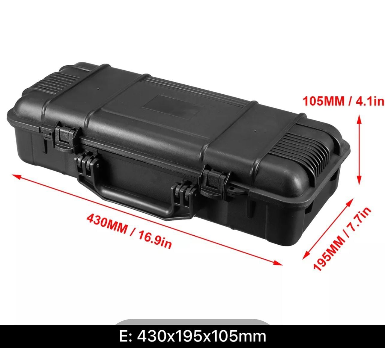  Vali nhựa chống shock cho máy ảnh - phụ kiện PQ4319 ( 430x195x105mm ) 