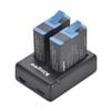  Bộ 2 pin + 1 sạc đôi Kingma cho Gopro Hero 9 / Hero 10 