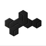  Bộ 6 Tấm Tiêu Âm Elgato Wave Panels Starter Kit Black 10AAJ9901 