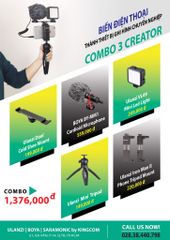 Kit V3 – COMBO 3 CREATOR-Biến Điện Thoại thành thiết bị ghi hình chuyên nghiệp