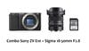  Combo Máy ảnh Sony ZV E10 body + Sigma 18-50mm F2.8 