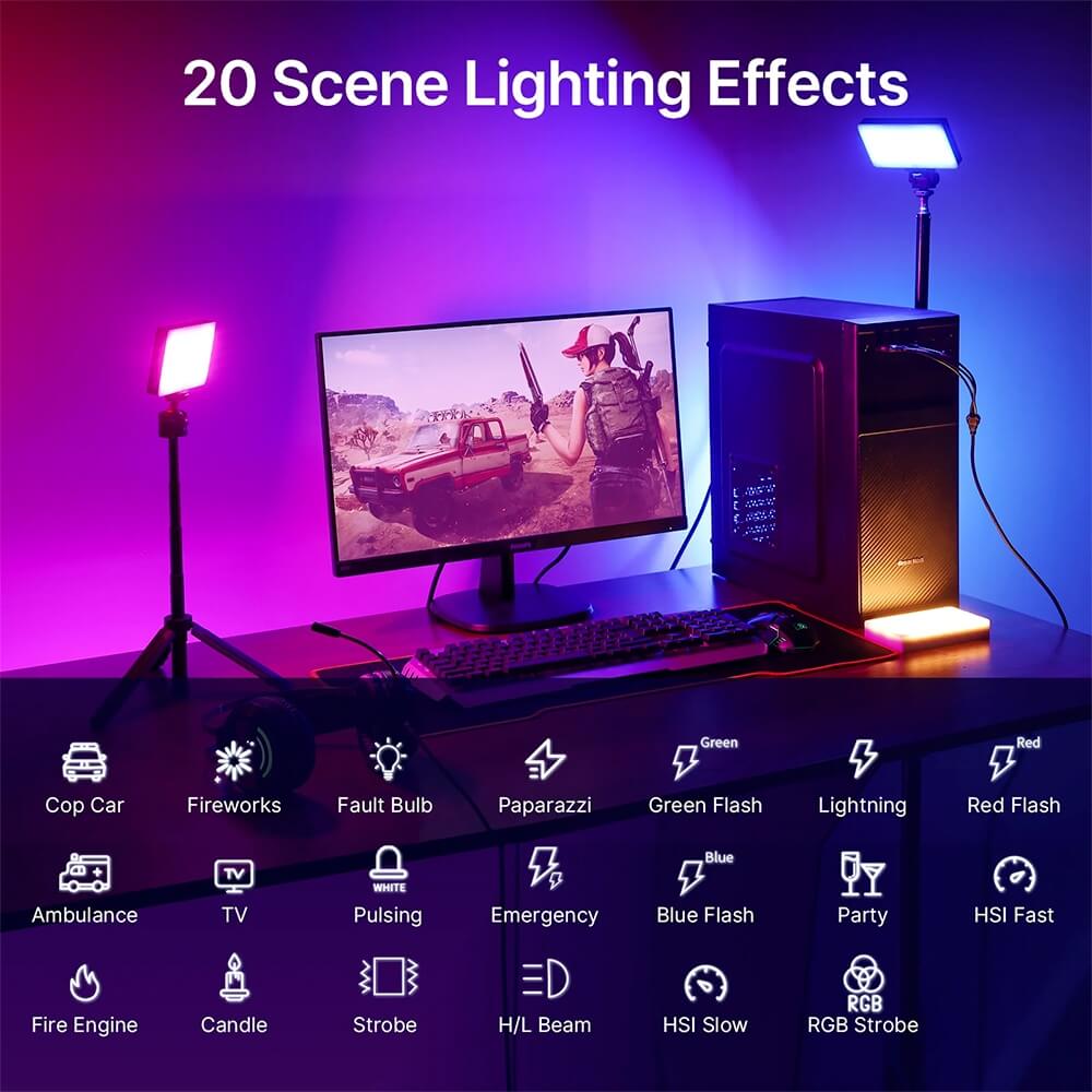 Luz LED RGB para Video WL-L2: Ilumina tus Grabaciones - Luz Led RGB para Video WL-L2