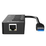 Bộ chia USB HUB 3 cổng USB 3.0 tích hợp cổng Lan Gigabit 