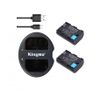  Bộ 2 pin + 1 sạc Kingma cho Canon LP E6 