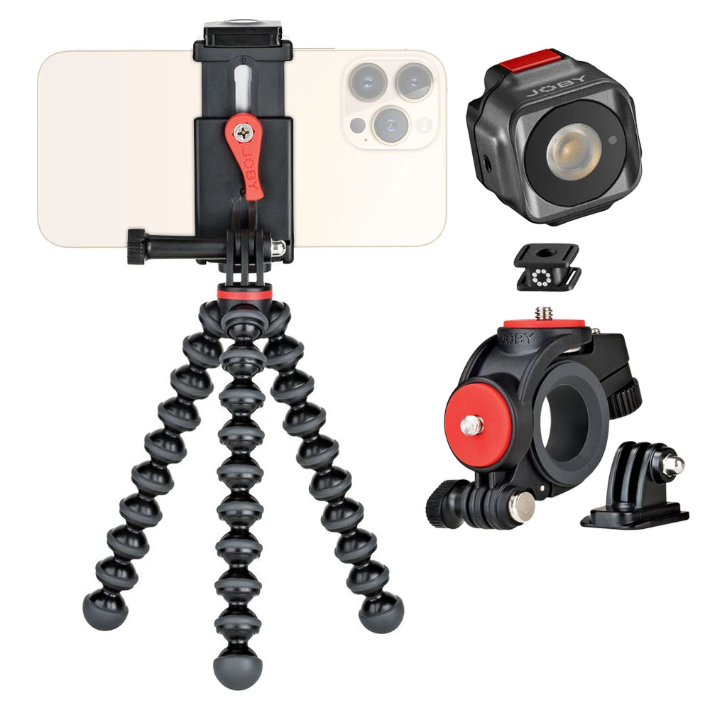  Joby GripTight Action Kit + Action Bike Mount + Beamo Mini LED - JB01520+JB01387+JB01635 