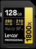 Thẻ nhớ Lexar 128GB 1800x SDXC UHS-II 280Mb / 210Mb