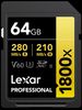Thẻ nhớ Lexar 64GB 1800x SDXC UHS-II 280Mb / 210Mb